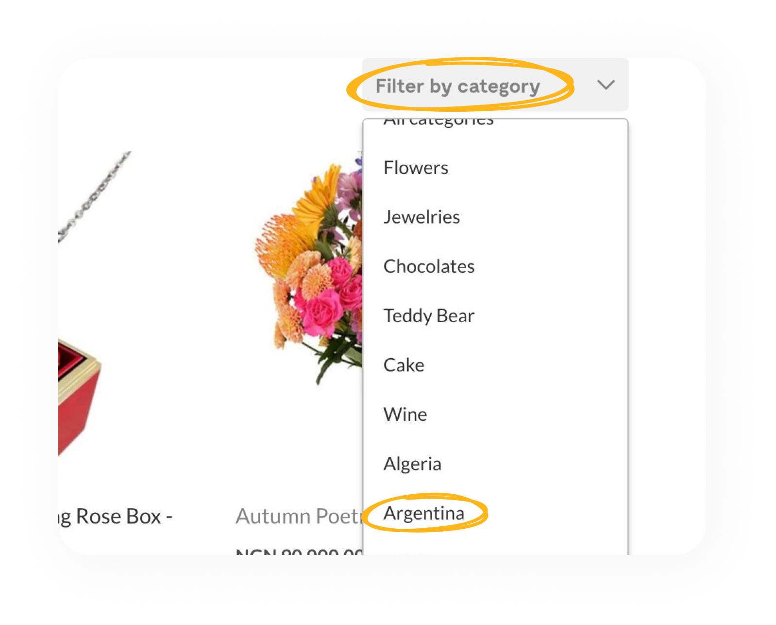 filter category